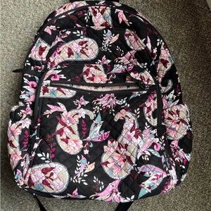 Chic Floral Quilted Backpack